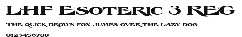 LHF Esoteric 3 REG Preview