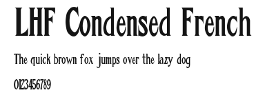 LHF Condensed French Preview