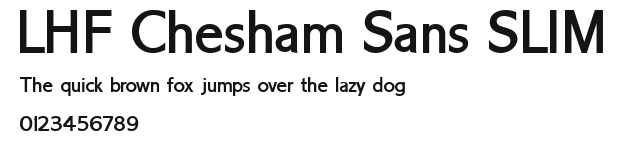 LHF Chesham Sans SLIM Preview