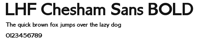 LHF Chesham Sans BOLD Preview