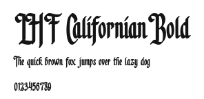 LHF Californian Bold Preview