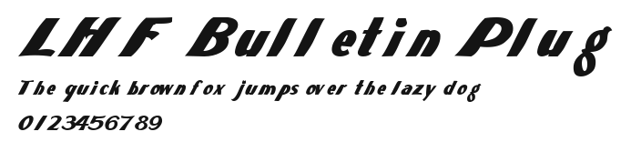 LHF Bulletin Plug Preview