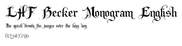 LHF Becker Monogram English Preview