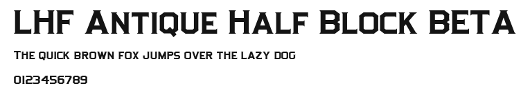 LHF Antique Half Block BETA Preview