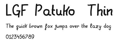 LGF Patuko Thin Preview