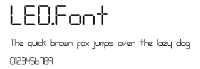 LED.Font Preview