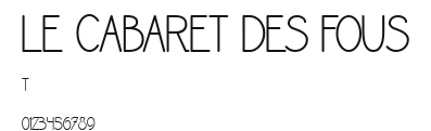 LE CABARET DES FOUS Preview