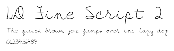 LD Fine Script 2 Preview
