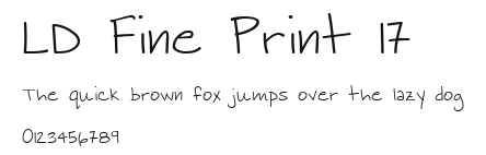 LD Fine Print 17 Preview
