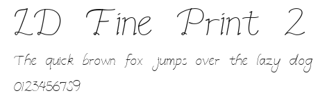 LD Fine Print 2 Preview