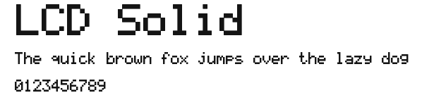 LCD Solid Preview