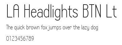 LA Headlights BTN Lt Preview