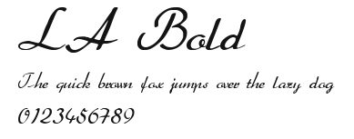 LA Bold Preview