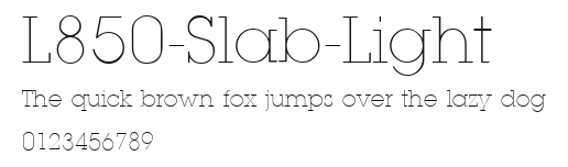 L850-Slab-Light Preview