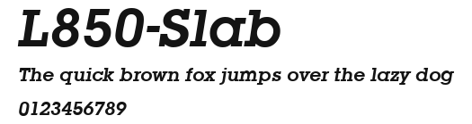 L850-Slab Preview