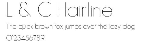 L & C Hairline Preview