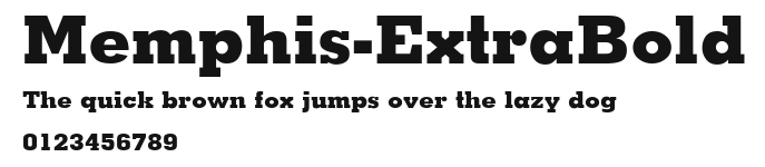 Memphis-ExtraBold Preview