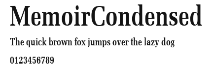 MemoirCondensed Preview