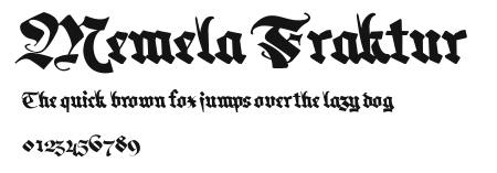 Memela Fraktur Preview