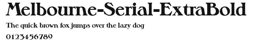 Melbourne-Serial-ExtraBold Preview