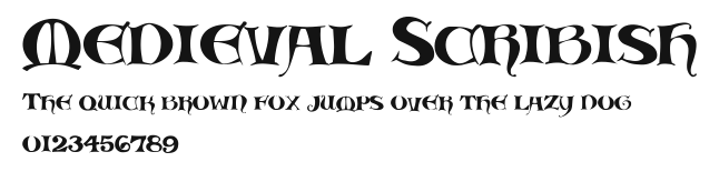 Medieval Scribish Preview