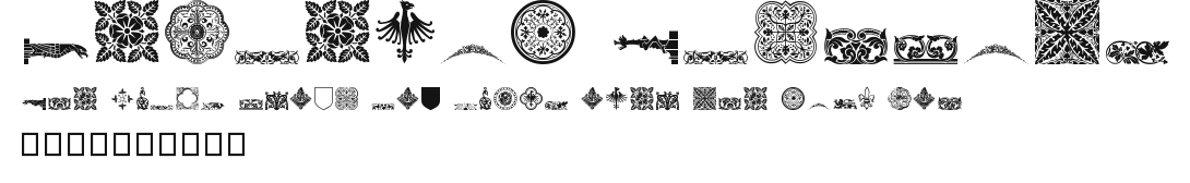 Medieval Dingbats Preview