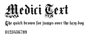 Medici Text Preview