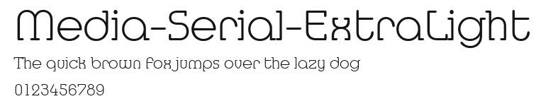 Media-Serial-ExtraLight Preview