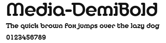 Media-DemiBold Preview