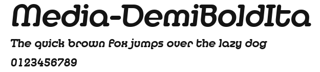 Media-DemiBoldIta Preview