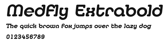 Medfly Extrabold Preview