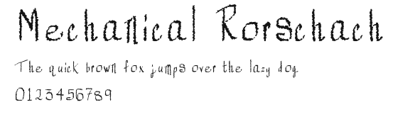 Mechanical Rorschach Preview