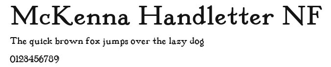 McKenna Handletter NF Preview