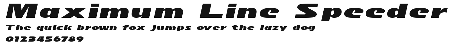 Maximum Line Speeder Preview