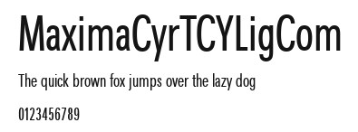 MaximaCyrTCYLigCom Preview