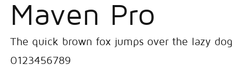 Maven Pro Preview
