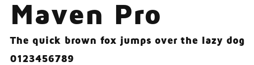 Maven Pro Preview