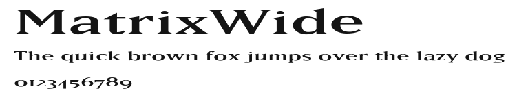 MatrixWide Preview