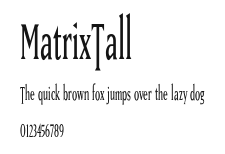 MatrixTall Preview