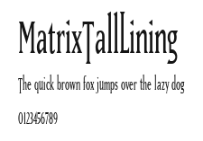 MatrixTallLining Preview