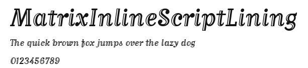 MatrixInlineScriptLining Preview