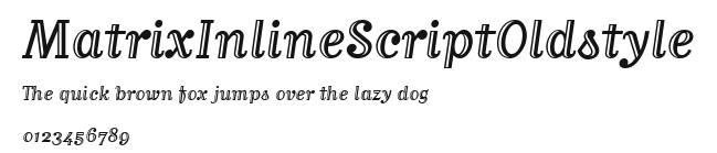 MatrixInlineScriptOldstyle Preview