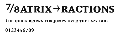 MatrixFractions Preview