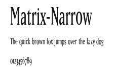 Matrix-Narrow Preview