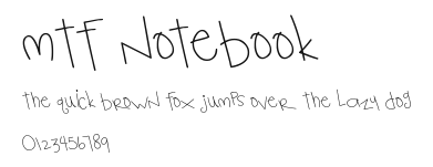 MTF Notebook Preview