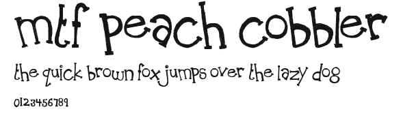 MTF Peach Cobbler Preview