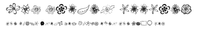 MTF Flower Doodles Preview