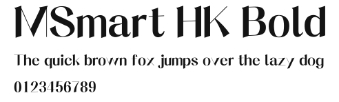 MSmart HK Bold Preview