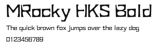 MRocky HKS Bold Preview