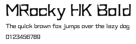 MRocky HK Bold Preview
